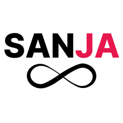 Logo SANJA Schwarz RECHERCHE & VERMITTLUNG